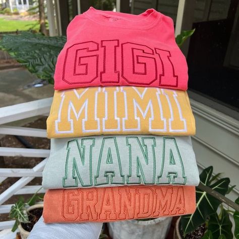 Vtopgifts Embroidery Grandma Gift, Custom Grandparent Gift, Creative Gifts For Grandma, Gigi Gifts Ideas, Meaningful Gifts For Grandma, Sentimental Gifts For Grandma, Christmas Ideas For Grandma, Cricut Gifts For Family, Homemade Grandma Gifts