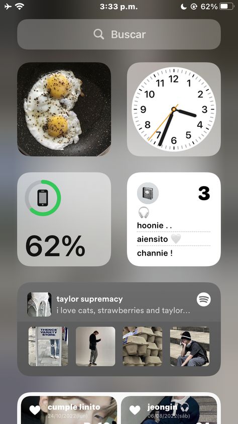 Medium Widget White Background, Iphone Side Screen Layout, Homescreen Idea, Lockscreen Ios, Ipad Essentials, Phone Layouts, Ios Homescreen, Ios App Iphone, Ios 17