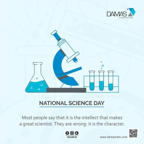 Most people say that it is the intellect that makes a great scientist. They are wrong: it is the character. #Damas #damaslam #decorative #laminatescollection #laminatedesign #Homedecor #architecture #interiordesign #furniture #makeover #renovation #Nationalscienceday #science #biology #scienceday #india #nobelprize #chemistry #physics #cvraman #ramaneffect C V Raman, National Science Day, Science Day, National Days, Laboratory Science, Science Biology, Nobel Prize, Designs Ideas, Furniture Makeover