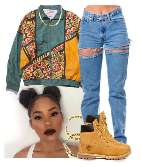 "90's" by xtiairax ❤ liked on Polyvore featuring Timberland 90s Hip Hop Outfits, 90s Outfits Party, 90s Themed Outfits, 90s Theme Party Outfit, Winter Hipster, Mode Old School, 90s Party Outfit, Pakaian Hipster, 90s Fashion Outfits Hip Hop