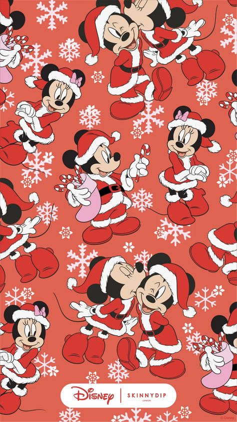 Cute Apple Watch Wallpaper Christmas, Mickey Mouse Christmas Background, Old Disney Christmas Aesthetic, Mickey Mouse Merry Christmas, Christmas Character Wallpaper, Minnie Mouse Christmas Wallpaper, Mickey Christmas Wallpaper, Disney Wallpaper Christmas, Disney Christmas Background