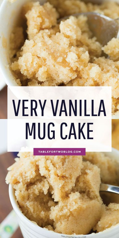 Vanilla Cake In A Cup Microwave, Cupcake In A Mug Recipe, Sugar Cookie Mug Cake, Vanilla Mug Cake, Cake In A Cup, Microwave Mug Recipes, Mousse Au Chocolat Torte, Mug Recipe, Easy Mug Cake