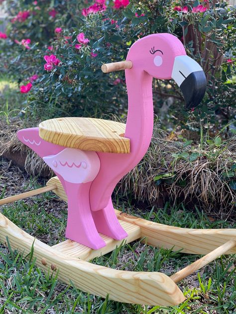 Awesome Woodworking Ideas, Rocking Toy, Wooden Rocking Horse, Baby Rocker, Woodworking For Kids, Wood Working Gifts, Nursery Gift, Teds Woodworking, Ride On Toys