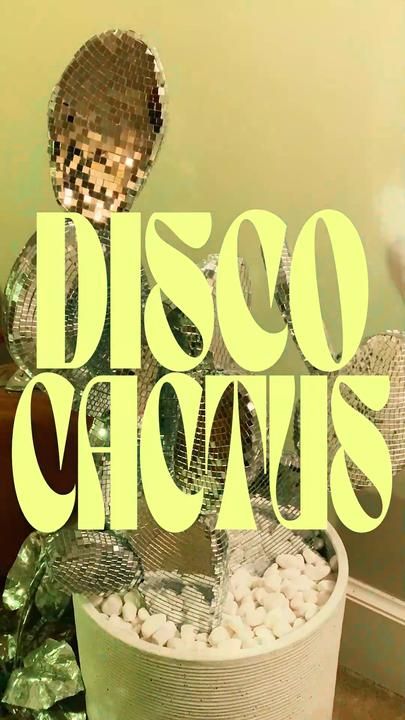 (11)new mission: cover the earth in disco tiles #disco #cactus #diy #craft... | TikTok Disco Cactus Diy, Desert Disco Aesthetic, Disco Tiles Diy, Disco In The Desert, Disco Cactus, Disco Desert, Disco Tiles, Desert Disco, Palm Springs Party