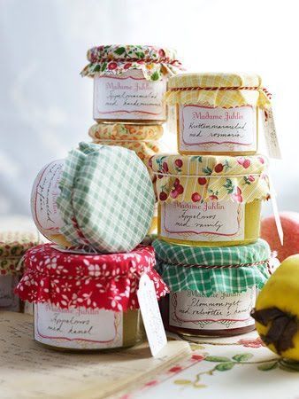 Jar Packaging, Jar Lanterns, Jam And Jelly, Jelly Jars, Homemade Jam, Jam Jar, Jams & Jellies, Food Packaging, Shabby Chic Decor