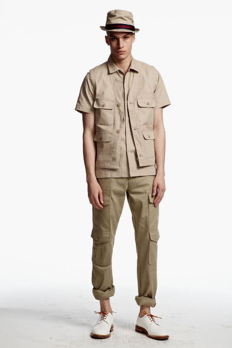 khaki Explorer Costume, Danner Boots, Fila Vintage, Watchful Eye, Suits And Jackets, Outdoor Clothing, Mens Trends, Spring Summer Collection, Spring Trends