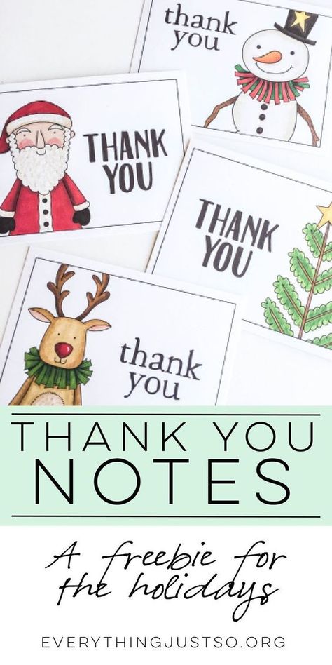 Holiday Thank You Notes | http://everythingjustso.org | A free resource for you and your students this holiday season. Simply copy onto cardstock, cut out, and write a short message on the back. Thank You Notes For Students, Figurative Language Posters, Students Christmas, Christmas Kindergarten, Christmas Thank You, Christmas School, 12 December, Preschool Christmas, Christmas Classroom