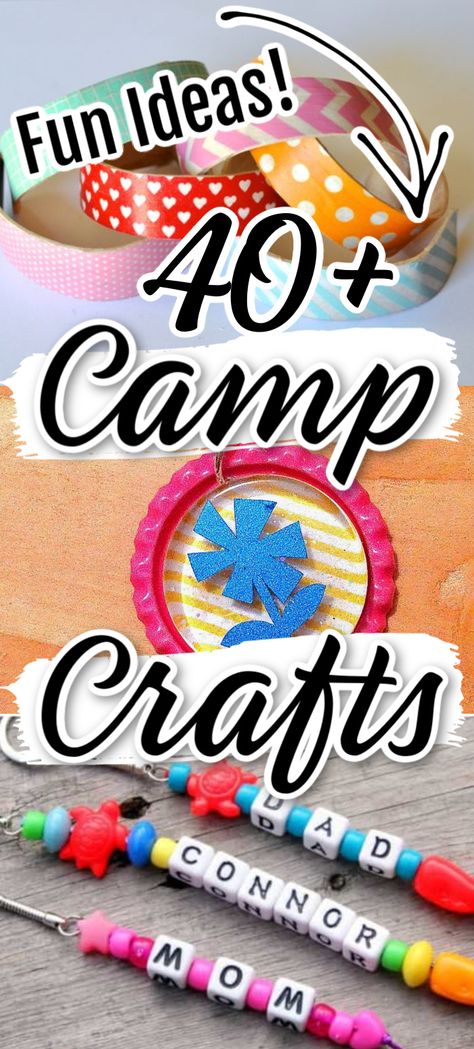 Upcycling, Field Day Crafts For Kids, Brownie Camping Activities, Craft Club Ideas Kids, Cheer Camp Crafts For Kids, Crafts For Campers, Girls Camp Craft Ideas, Church Camp Crafts For Kids, Horse Summer Camp Ideas