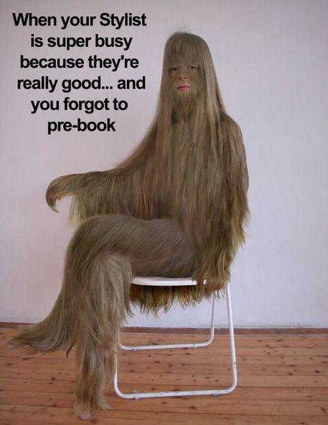 242 Hilarious Memes That Will Make You Feel Bad For Your Hairstylist Hairstylist Memes, Hairstylist Humor, Hair Quotes Funny, Hairstylist Quotes, Salon Quotes, Anti Fashion, Hair Quotes, Chewbacca, Weird And Wonderful