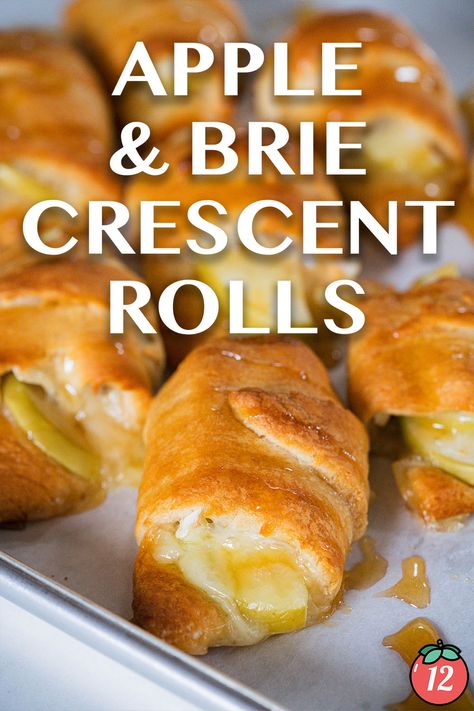 Apple & Brie Cheese Rolls | 12 Tomatoes Brie And Apple Crescent Rolls, Apples And Cheese Appetizer, Apple And Brie Cheese Rolls 12 Tomatoes, Crescent Roll Brie Bites, Brie Apple Honey Crescent Rolls, Appetizers Using Apples, Apple Appetizer Recipes, Apple Brie Crescent Rolls, Apple And Brie Cheese Rolls