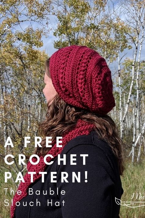 Free Slouchy Beanie Pattern, Free Slouch Hat Crochet Pattern, Crochet Pattern Slouchy Beanie, Free Crocheted Slouchy Hat Patterns, Fall Hat Crochet Patterns Free, Slouchy Hats Free Pattern, Crochet Beanie Pattern Free Slouchy, Crochet Hat Slouchy Free Pattern, Crochet Hat Slouchy