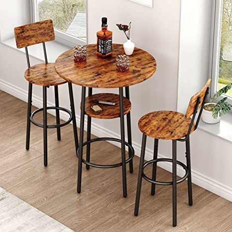 Kitchen Small Space, Round Pub Table, Breakfast Nook Table, Bar Table Set, Round Bar Table, Nook Table, Bar Table And Stools, Pub Table Sets, Bar Table Sets