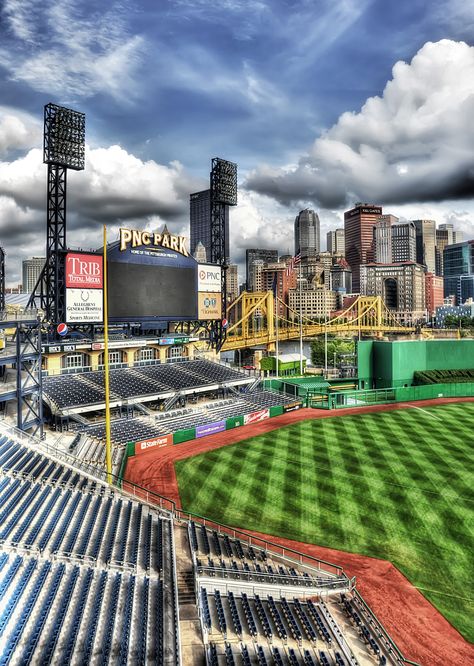 PNC Park Mlb Stadiums, Pnc Park, Pittsburgh Pirates, Baseball Field, Pittsburgh, Pennsylvania, Baseball