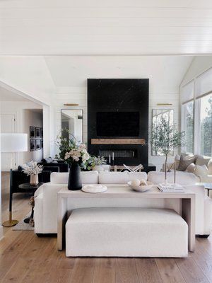 Modern Family Rooms, Hus Inspiration, Cool Ideas, Decor Home Living Room, Decor Minimalist, Living Room Inspo, New Living Room, Living Room Style, A Living Room