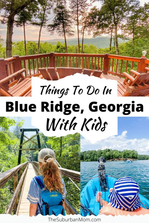 Things To Do In Blue Ridge Georgia With Kids - The Suburban Mom Blue Ridge Georgia With Kids, Blue Ridge Mountains Georgia, Vacations With Kids, Usa Vacations, Mountain Coaster, Southern Usa, Travel Georgia, Suburban Mom, Blue Ridge Georgia