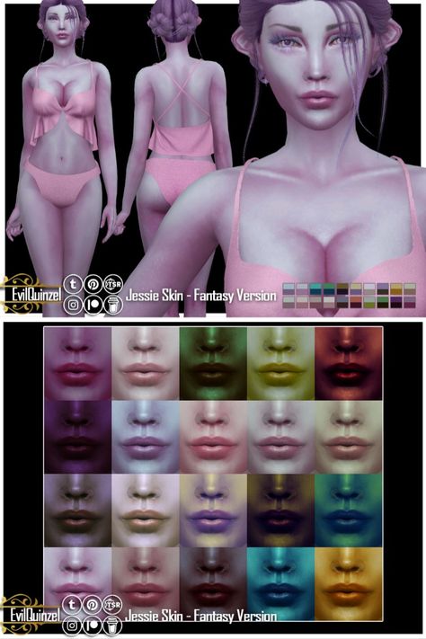 Sims 4 Cc Shiny Skin, Sims 4 Cc Demon Skin, Sims 4 No Eyebrows, Sims Skin Color, Sims 4 Unnatural Skin, Sims 4 Pink Skin Cc, Alien Skin Sims 4 Cc, Sims 4 Teifling Cc, Sims 4 Centaur