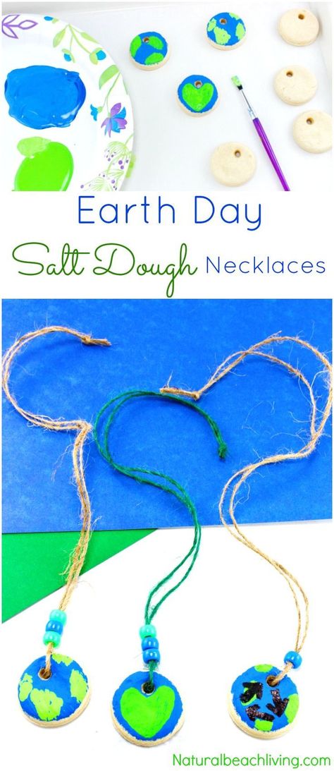 Nature Crafts Preschool, Earth Day Art, Afternoon Activities, Make Salt Dough, Earth Week, Earth Craft, Earth Day Projects, Toddler Craft, April Crafts