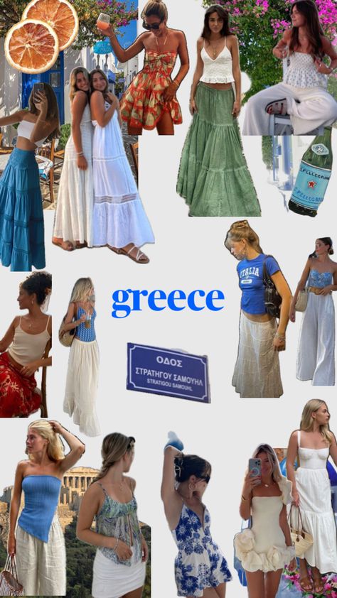 greece outfit ideas europe summer outfit ideas summer outfit ideas blue and white outfit ideas aesthetic greece outfits mamma mia aesthetic outfits mamma mia greece outfits #greece #mammiamia #europe #italy #mediterranean #europeansummer #europeanoutfits Greece Outfit Aesthetic, Mamma Mia Aesthetic Outfits, Blue And White Outfit Ideas, Outfit Ideas Europe, Greece Fits, Outfits Greece, Greece Outfit Ideas, Outfit Ideas Blue, Mamma Mia Aesthetic