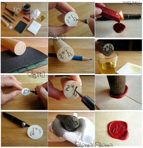 Diy Letter Seal Wax Stamp, How To Wax Seal Envelopes, How To Make Wax Seal Stamp, Diy Wax Seal Stamp How To Make, Diy Wax Stamp, Wax Seal Ideas, Wax Seal Stamp Diy, Diy Wax Seal, Wax Envelope Seal