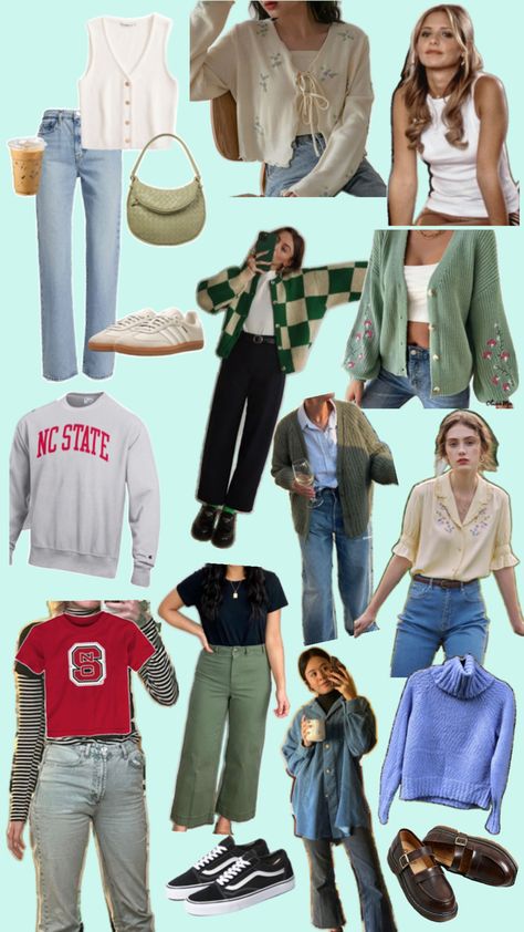 Beginning of week is warm, in the 80s post Easter. Going with a slight theme for that. Mid week rain calls for 50s by the end of the week. Go Wolfpack! End Of The Week, Outfit Inspo Fall, The 80s, The End, Fall Outfits, Easter, Outfit Inspo, Clothes, Autumn Outfits