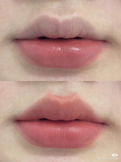 #makeup #lipstick #lips #glowup #beauty #natural Korean Blurred Lips, Douyin Makeup Lips, Pretty Lips Natural, Different Lip Shapes, Asian Lips, Lip Goals, Aesthetic Lips, Swollen Lips, Pretty Lips