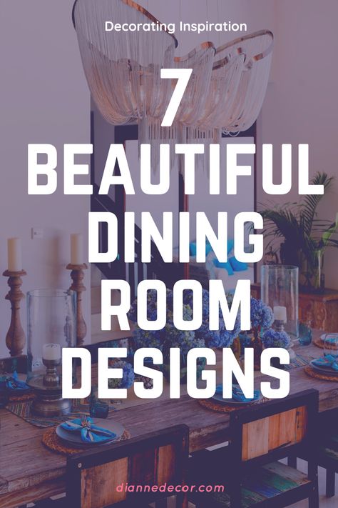 Although it may not be the most used space in your home, a formal dining room can be an incredible space. Here are 7 swoon-worthy dining room designs.    #diningroomdesign #diningroomideas #diningroomdecor #homedecorating #interiordesign #interiordecorating #interiorstyle #diningrooms Upscale Dining Room, Dining Room Inspiration Modern Chic, Large Dining Room Decor Ideas, Update Formal Dining Room, Timeless Dining Room Decor, Amazing Dining Rooms, Classy Dining Room Ideas, Dining Room Decor Modern Classy Chic, Formal Dinning Room Decor Ideas