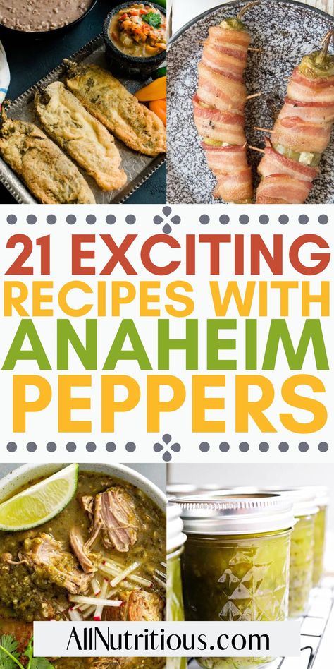 Anaheim Chili Recipes, Anaheim Pepper Recipes, Easy Stuffed Pepper Recipe, Anaheim Peppers, Hot Pepper Recipes, Stuffed Anaheim Peppers, Pepper Recipes, Bacon On The Grill, Peppers Recipes