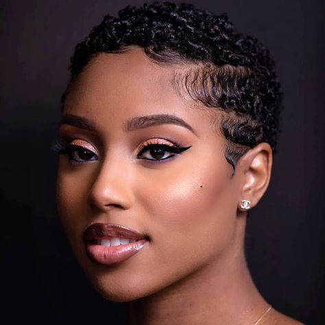 If you’re a black female you probably know how hard and tricky it can be to maintain your hair and take care of your locks. This is why a ton of women... Low Cut Hairstyles, Natural Haircuts, Short Natural Haircuts, Long Bridal Hair, Short Natural Curly Hair, Short Shaved Hairstyles, Natural Hair Cuts, Natural Hair Short Cuts, Haircuts For Black Women