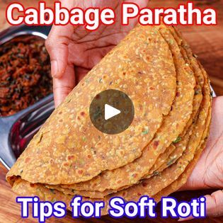 Cabbage Paratha - Cabbage Roti New Way to Make Healthy Roti | Patta Gobi Ka Paratha - Tips & Tricks | Cabbage Paratha: bit.ly/2Yc8DcZ
Aloo Pyaaz Curry: bit.ly/4akdQp8

Cabbage Paratha Recipe | Patta Gobhi Ka Paratha | Patta Gobi Paratha with step-by-step... | By Hebbar's KitchenFacebook Patta Gobi Recipe, Cabbage Paratha Recipe, Healthy Roti, Cabbage Paratha, Gobi Paratha, Gobi Recipes, Paratha Recipe, Paratha Recipes, Indian Food Recipes Vegetarian