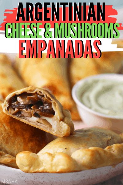 Argentinian Empanadas, Savory Hand Pies Recipes, Cheese Empanadas Recipe, Easy Empanadas Recipe, Empanada Dough, Cheese Empanadas, Hand Pies Savory, Mushroom Appetizers, Argentinian Food