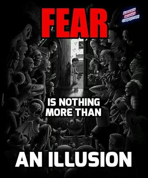 Fear  Is nothing   more than  An  Illusion Fear Is Just An Illusion, Nothing More, Mindfulness, Instagram Post, Instagram Posts, Movie Posters, On Instagram, Quick Saves, Instagram