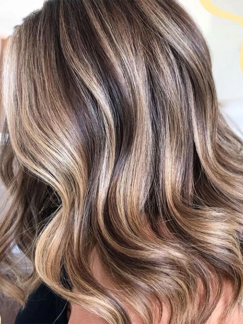 Caramel Blonde Hair, Reverse Balayage, Light Brown Hair Color, Icy Blonde Hair, Brown Hair Dye, Covering Gray Hair, Brown Hair Color, Hair Color Light Brown, Blending Gray Hair