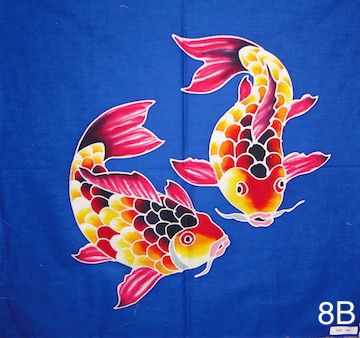 Batik Art Design Simple, Malaysian Batik, Batik Painting, Simple Kurti, Art Panels, Fish Motif, Batik Art, Simple Kurti Designs, Hand Art Drawing