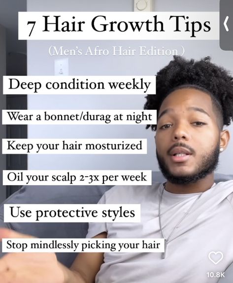 Hair Growth Black Men, Hair Growth Tips For Men Black, Black Men Natural Hairstyles, Hair Growth Tips For Men, Hair Lossing Tips, Hair Growth Black Hair, Hair Lossing, Black Haircuts, Grow Black Hair