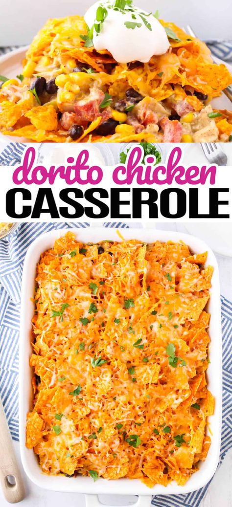 Chicken Cassrole, Chicken Dorito, Doritos Recipes, Dressing Casserole, Chicken Strip, Chicken Dorito Casserole, Food Substitutes, Chicken Casserole Recipes, Dorito Chicken