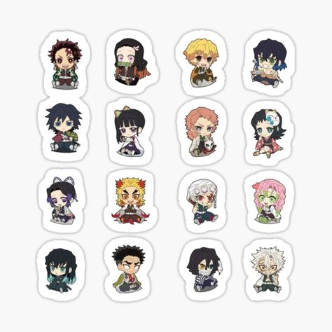 Anime Stickers | Redbubble Iphone Stickers, Anime Character Names, Anime Paper, Buy Stickers, Images Kawaii, Anime Drawing Books, Stickers Kawaii, Anime Printables, Tumblr Stickers