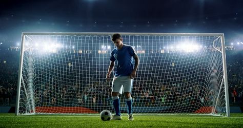 Soccer player show his skils on a professional soccer stadium. Stadium and crowd is made in 3D and animated Soccer Stadium, Professional Soccer, Soccer Player, Soccer Players, In 3d, Professions, Soccer, Football