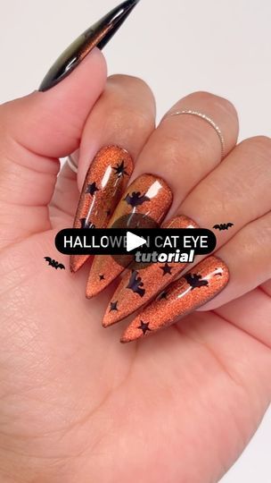 9.5K views · 1.3K reactions | Color shifting Halloween cat eye nails tutorial!
🧡😱🤯💅🏽🐭🦇
Save & Share this fun color changing look under nail inspo!
Follow for more Halloween tutorials! 🎃

Using @daily_charme (code: JEN10)
•C63 Apollo (chameleon cat eye gel)
•Magnetic Cylinder Wand
•Mickey bat stickers will be released this Friday! 9/13

#halloween #halloweennails #cateyenails #nailinspo #nails #uñasdehalloween #nailvideos #diynails #pressonnails #nailtrends #magneticnails #cateyepolish 
#halloweenbeauty #halloweenseason #halloweenstyle #disneyhalloween #disneynails #mickeybat #orangenails #batnails #howto #nailtutorial #tutorial | Jeanette Flores | Kyrylo Zaplotynskyi · Jack O'Lantern Cat Eye Nails Tutorial, Bat Nails, Halloween Beauty, Nails Tutorial, Halloween Tutorial, Eye Nails, Magnetic Nails, Cat Eye Gel, Cat Eye Nails