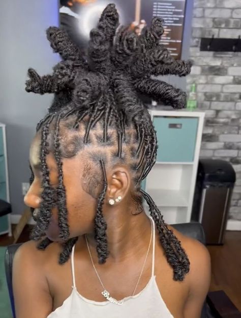 Barrel Faux Locs, Ways To Style Locs Black Women, Styled Locs Black Women, Dreads Styles For Women Black Long Hair, Lox Hairstyles, Loc Ideas, Hair Tea, Barbie Hairstyle, Soft Locs