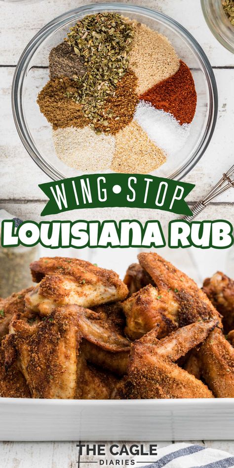 Hot Wings Seasoning Recipe, Wing Dust Seasoning, Cajun Chicken Wings Dry Rubs, Louisiana Dry Rub Wings Recipe, Wings Rub Recipe, Wing Stop Louisiana Rub Recipe, Wingstop Fry Seasoning, Louisiana Dry Rub Wingstop, Best Chicken Wing Seasoning