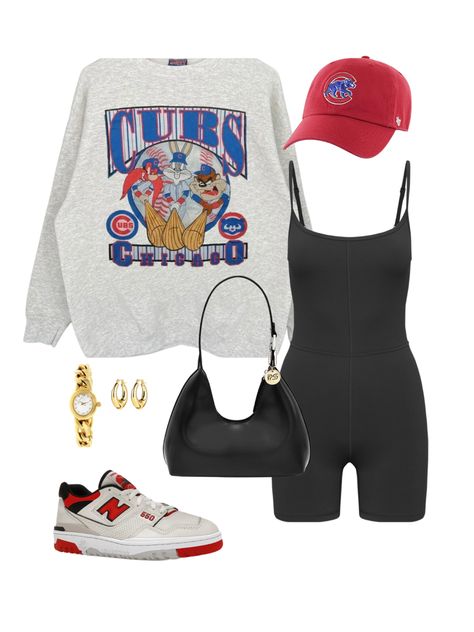 Sports Outfit, Moda Streetwear, Lazy Day Outfits, Chill Outfits, Gaming Clothes, Mode Streetwear, Lookbook Outfits, Chicago Cubs, Outfits Casuales