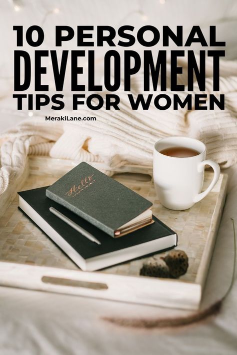 10 Personal Development Tips for Women | If self improvement is on your list of goals this year, this post is just what you need. We've curated a list of our best personal development podcasts and books, and we're also diving into personal growth tips and hacks to help you show up as your best self each day. Click to learn how to create an effective morning and evening routine and everything you should and should not be doing in between! Personal Development Plan Example, List Of Goals, Personal Development Plan Template, Books Inspiration, Improve Reading Comprehension, Accounting Principles, Development Books, Life Transformation, Getting Back In Shape