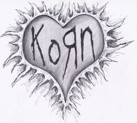 Korn Aesthetic, Korn Tattoo, Metal Drawing, Emily The Strange, Emo Wallpaper, Skateboard Design, Mall Goth