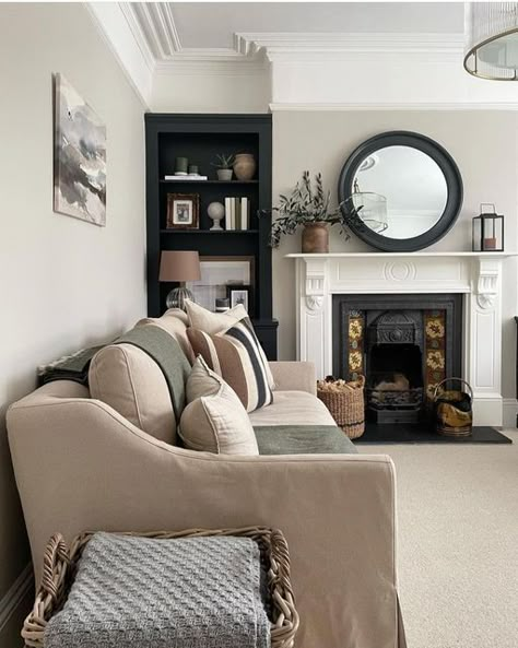 Living Room Styling, Lounge Room Styling, Living Room Panelling, Sitting Room Decor, Snug Room, Townhouse Interior, Victorian Living Room, Room Styling, Lounge Interiors