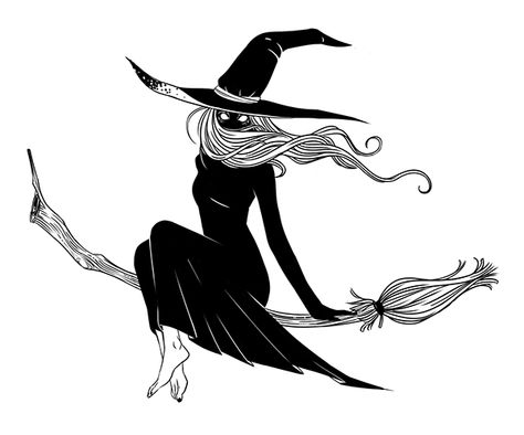 A Witch Drawing, Season Of The Witch Tattoo, Flying Witch Tattoo, Pinup Witch Tattoo, Green Witch Tattoo, Magic Doodle, Hayao Miyazaki Movies, P Tattoo, Witch Drawing