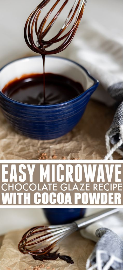 Chocolate Pour Over Icing, Easy Chocolate Drizzle For Cake, Chocolate Glaze Cocoa Powder, Chocolate Drizzle Icing, Chocolate Glaze For Bundt Cake Cocoa, Easy Chocolate Drizzle Recipe, Chocolate Drizzle For Brownies, Chocolate Icing Recipe With Cocoa Powder, How To Use Cocoa Powder