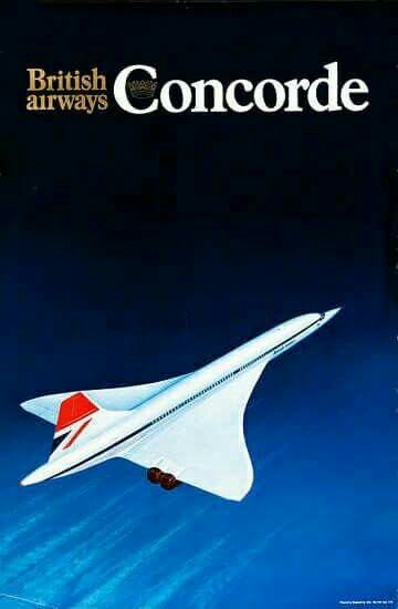 Concorde Vintage Airline Posters, Aviation Posters, Vintage Airlines, Commercial Aircraft, Civil Aviation, Aviation History, British Airways, Aviation Art, Air France