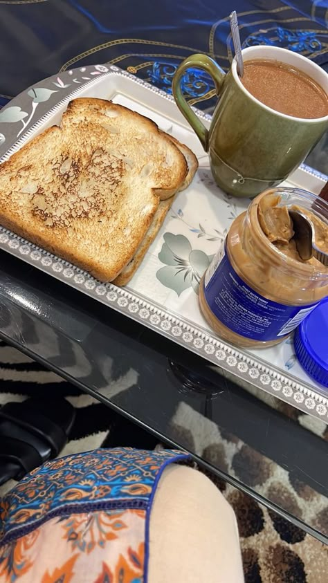 Morning Breakfast Snap, Breakfast Snaps, Breakfast Snap, Acne Types, Niqabi Bride, Desi Pinterest, Delicious Food Image, Peanut Butter Bread, Cafe Pictures