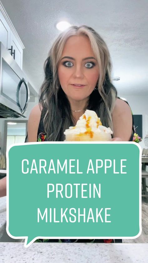 Premier Smoothie Recipes, Apple Cider Protein Shake, Salted Caramel Protein Smoothie, Protein Shake Recipes With Premier Protein, Premier Protein Shake Recipes Cinnamon Roll, Caramel Apple Protein Shake, Premier Protein Shake Recipe, Apple Pie Protein Shake, Protein Shake Recipes Using Premier Protein