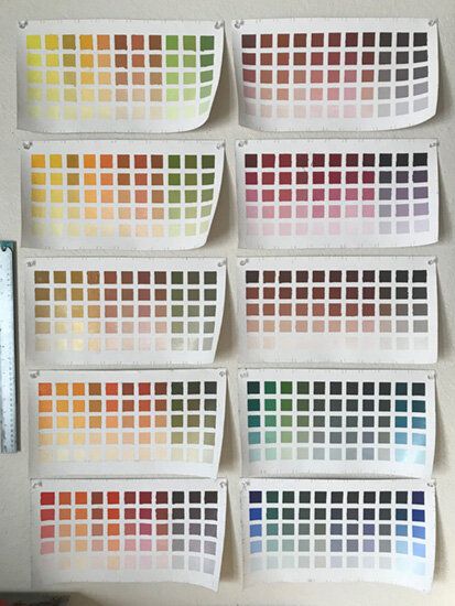 Colour Mixing Chart, Painting Color Palette, Paint Charts, Limited Palette, Color Mixing Chart, Coloring Journal, Fashion Design Sketch, Watercolor Palette, Color Charts